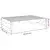 Vrtni tabure crni 120 x 80 cm od masivne borovine