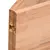 Radni stol 220x55x81,5 cm od masivne bukovine i metala