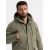 Ombre Classic mens long parka jacket - olive