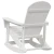 Adirondack ljuljačka Bijelo 92 x 73,5 x 92 cm HDPE