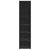 Visoka komoda crna 45 x 41 x 185 cm od konstruiranog drva