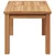 Vidaxl Klubska miza Rjava 70 x 40 x 36 cm Trden tikov les