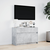 TV ormarić s LED svjetlima boja betona 91x34x61 cm drveni