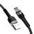 WOZINSKY Opleteni kabel USB-A – USB-C, 2,4 A, 1 m, črn
