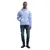 TOM TAILOR DENIM Majica svetlo modra/bela