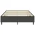 Vidaxl Boxspring postelja temno siva iz blaga 180x200 cm