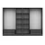 Hanah Home Garderober Kale-5044, 270x210x52 cm, Antracit