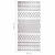 Perivi tepih 80 x 300 cm crno-bijeli