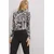 Trend Alacati Stili Ženska bluza dugih rukava ALC-X11131, Rolka, Šarena