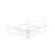 Woody Fashion Double Bedstead K50 - White (120 x 200)