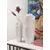 Hanah home Vaza LCA0017, 19x19x47 cm, Bela
