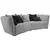 Mega Sofa Sofi svetlosiva