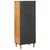 Highboard Svjetlosmeđa 40 x 33 x 110 cm masivno drvo manga
