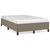 Vidaxl Posteljni okvir brez vzmetnice taupe 120x190 cm blago