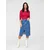 Vila Jeans krilo 14092091 Modra Regular Fit