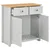 Komoda siva 79 x 35 x 81 cm