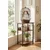Hanah Home višenamenska polica Dh Aquarium, 55 cm, braon