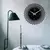 Wallity Zidni sat 48x48cm Crni
