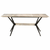 vidaXL Jedilna miza 180x90x76 cm trden mangov les
