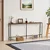 VEVOR Konsolna miza 180x20x80 cm rjava