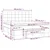 Vidaxl Box spring postelja z vzmetnico temno rjav 200x200 cm blago