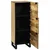 Vidaxl Visoki regal Rjava 40 x 33 x 110 cm trden mangov les