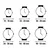 Lacoste Ura moška Lacoste 2011250 (O 44 mm)