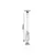 Rabalux Visilica Rovier, 1xE27, 40W, H150cm, Crna