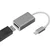 Qoltec adapter USB-C 3.1 | DisplayPort | 4K | MHL | aluminij