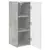 TV zidni ormar Zidne Beton 30 x 31 x 80 cm Konstruirano drvo