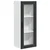 Zidni stakleni ormarić PORTO Crna 40 x 31 x 100 cm