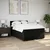 Vidaxl Box spring postelja z vzmetnico črna 160x200 cm blago