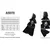 Kravata (plastron) DEVIL FASHION - Mesmerize - AS072