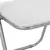 Sklopiva stolica 2 pcs Bijela i siva 48 x 43,5 x 81 cm