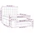 Vidaxl Box spring postelja z vzmetnico temno rjav 140x190 cm blago