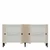 Hanah Home komoda Sherifa 180, 180 cm, bela / travertin