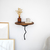 HANAH HOME Zidna polica Leo Chesnut Black