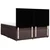 vidaXL vidaXL Box spring postelja z vzmetnico temno rjav 200x200 cm blago, (21306039)