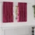 Baršunaste zavjese 2 pcs boja crnog vina 140 x 140 cm Baršun