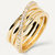 Ženski pd paola cruise zlatni prsten sa pozlatom 18k ( an01-905-14 )