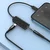 shumee AWEI adapter Lightning na Jack 3,5 mm 2v1, črne barve