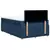 vidaXL vidaXL Box spring postelja z vzmetnico moder 120x200 cm blago, (21291605)