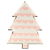 meri meri® tanjuri iz papira die cut patterned christmas tree (8 komada)