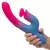California Exotics Elation Dual Stimulator Thrusting Vibrator Blue