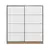 Hanah home Ormar Kale 180x210x52cm Belo-Bež