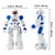 VEVOR Igrača robot z zaznavanjem gibov, programabilni daljinski upravljalnik 16x8x26,5 cm