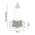 OPVIQ Luster Dratkruh Glass White Grey