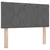 vidaXL Postelja boxspring z vzmetnico Temno siva 90 x 190 cm Blago