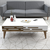 HANAH HOME Sto za dnevnu sobu Valensiya Walnut White