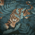 Zelena/rjava enojna posteljnina 135x200 cm Tropic Tiger Leaf – Catherine Lansfield